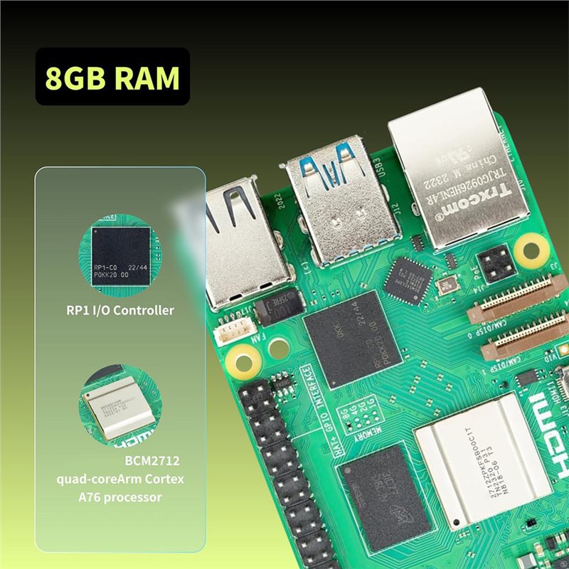 T23C For Irasptek Starter Kit  - Raspberry Pi 5 8Gb Kit recension och pris