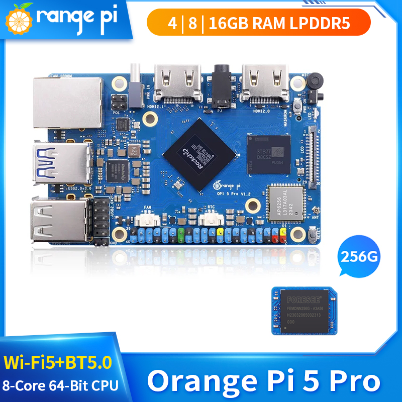 Orange Pi 5 Pro 16 8 4GB RAM L - Orange Pi 5 Plus 16Gb recension och pris